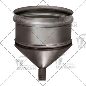 Конденсатосборник aisi 321 (сталь 0,5 мм, диаметр 200 мм, матовая) CSvHR