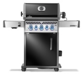 Газовый гриль Napoleon Rogue PRO-S 425 (черный, с ИК горелкой 3/3, задней горелкой и вертелом в комплекте)