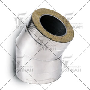 Отвод DOTH 30° (материал: полированная нержавеющая сталь, диаметр 150 мм)