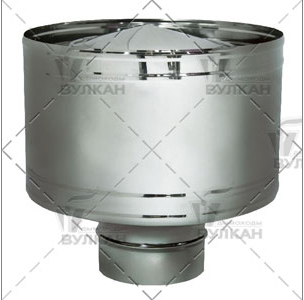 Дефлектор (сталь 0,5 мм, диаметр 104 мм, зеркальная) DFvHR