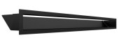 Вентиляционная решетка Kratki Люфт 9х100 черная, 45S