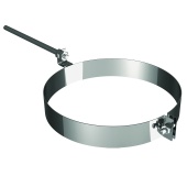 Хомут крепления к стене AISI 304 (сталь 0,5 мм, диаметр 120 мм, зеркальный) XKvHR