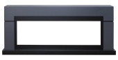 Портал Lindos (линейный) серый графит под очаги Dimplex  Prism 50 / Ignite XLF 50