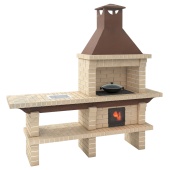 Печь-барбекю АристократЪ 722 Safari прямоугольный