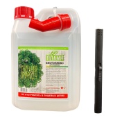 Биотопливо ЭКО Пламя 2,5 литра с носиком-лейкой и черной зажигалкой