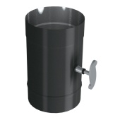 Вулкан Задвижка поворотная D130, AISI 439 (черная)