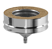 Конденсатосборник с изоляцией 50 мм (двустенный, сталь 0,5 мм, диаметр 250 мм, зеркальная) CSvDR