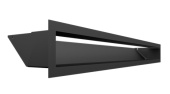 Вентиляционная решетка Kratki Люфт 9х80 черная, 45S