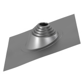 Мастер-флеш Везувий угловой, силикон, серебро №110 (д.75-200мм, размер 420х420мм)