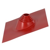 Мастер-флеш Везувий угловой, силикон, красный №110 (д.75-200мм, размер 420х420мм)