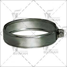 Хомут соединительный (сталь 0,5 мм, диаметр 104 мм, зеркальная) XSvHR