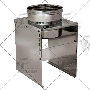 Основание напольное aisi 304 (сталь 0,5 мм, диаметр 150 мм, зеркальная) ONvHR