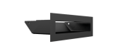 Вентиляционная решетка Kratki Люфт 6х20 черная, 45S