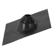 Мастер-флеш Везувий угловой, силикон, черный №17 (д.75-200мм, размер 455х455мм)