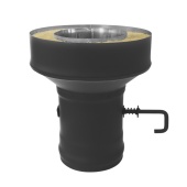 Старт-сэндвич Black c шибером (AISI 430/0,8мм) д.150х250 мм
