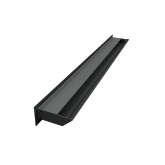 Вентиляционная решетка Kratki Люфт 6х80 черная, 45S