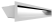 Вентиляционная решетка Kratki Люфт 9х60 белая, 45S