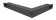 Вентиляционная решетка Kratki Люфт угловая левая 766х547х90 графит, 45S