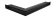 Вентиляционная решетка Kratki Люфт угловая правая 400х600х60 черная, 45S