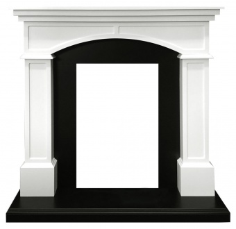 Портал Royal Flame Langford белый с черным под классические очаги