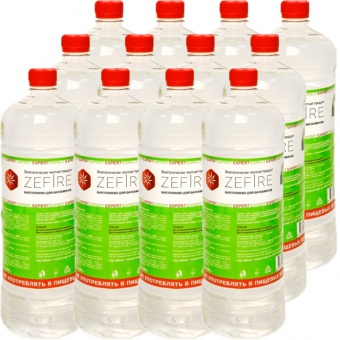 Биотопливо ZeFire Expert 18 литров (12 бутылок по 1,5 литра)