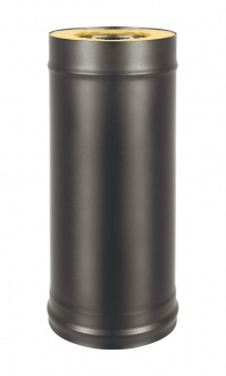 Сэндвич-труба Black (AISI 430/0,8мм)  д.150х250, L-1м