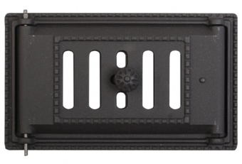 Дверка ДПК (Р) поддувальная краш. черная 250х140 (ДП-2А)