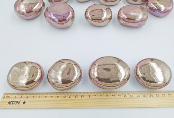 Керамические камни FireLord круглые золотые 7 шт.