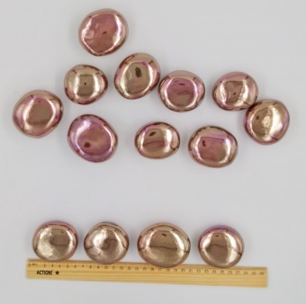 Керамические камни FireLord круглые золотые 14 шт.