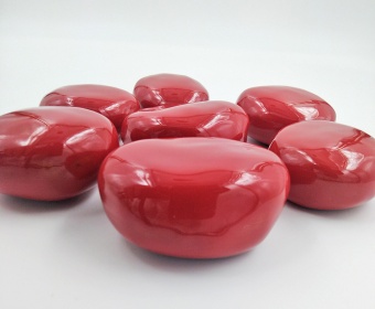 Керамические камни FireLord круглые красные 7 шт.