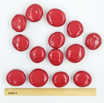 Керамические камни FireLord круглые красные 14 шт.