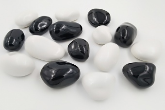 Керамические камни FireLord большие черно-белые 14 шт.