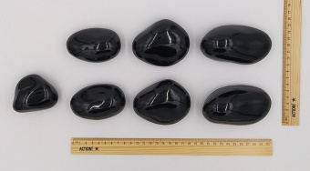 Керамические камни FireLord большие черные 7 шт.