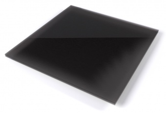 Лист предтопочный Везувий стеклянный СП-1 Black 1100х1100х8мм