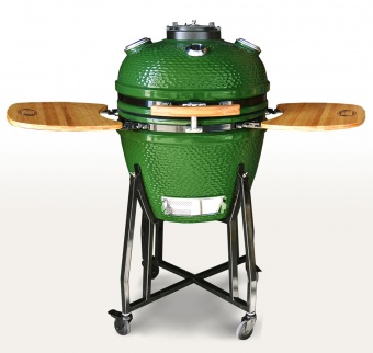 Керамический гриль-барбекю Start grill SG-22 с окошком зеленый (57 см/22 дюйма)