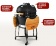 Керамический гриль-барбекю Start grill SG-22 с окошком черный (57 см/22 дюйма)