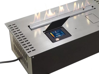 Автоматический биокамин Lux Fire Smart Flame 1500 RC Inox
