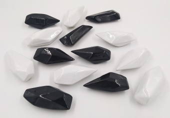 Керамические кристаллы FireLord черно-белые 14 шт.
