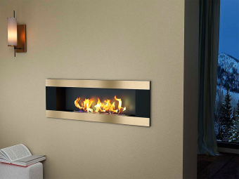 Биокамин Zefire Elliot horizontal 1200 латунный