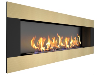 Биокамин Zefire Elliot horizontal 1800 латунный