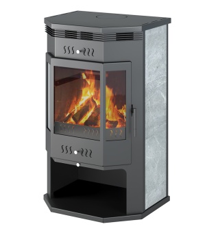Печь-камин Aston 12 кВт Призматик Талькохлорит
