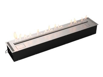Автоматический биокамин Lux Fire Smart Flame 1500 RC Inox