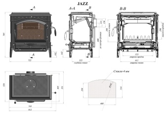 Печь-камин Fireway Jazz