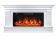 Электрокамин Royal Flame Monaco 42 (разборный) бьянко белый с очагом Vision 42 LOG LED