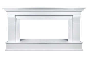 Электрокамин Royal Flame Monaco 42 (разборный) бьянко белый с очагом Vision 42 LOG LED