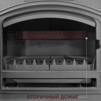 Печь-камин Везувий KZ-14 Р антрацит