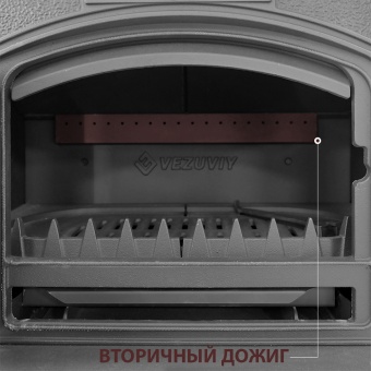 Печь-камин Везувий KZ-14 SР антрацит