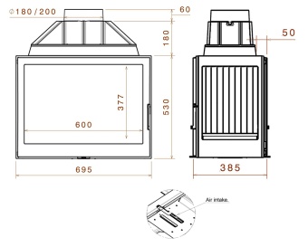 Топка Liseo Castiron LCI 7 GF