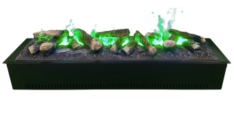 Электрокамин Royal Flame Line SFT серый графит с черным с очагом Design L1000RF 3D PS/LOG