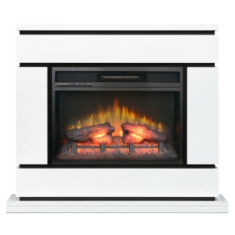 Электрокамин RealFlame Vega 24 WT белый с очагом Eridan 24